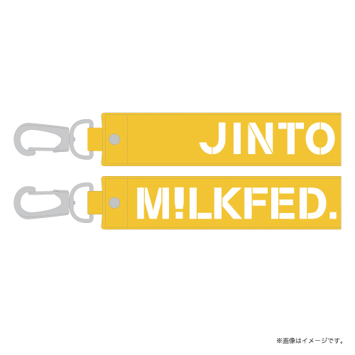 [M!LK]MILKFED.×M!LK Logo Keyholder(Yellow)
