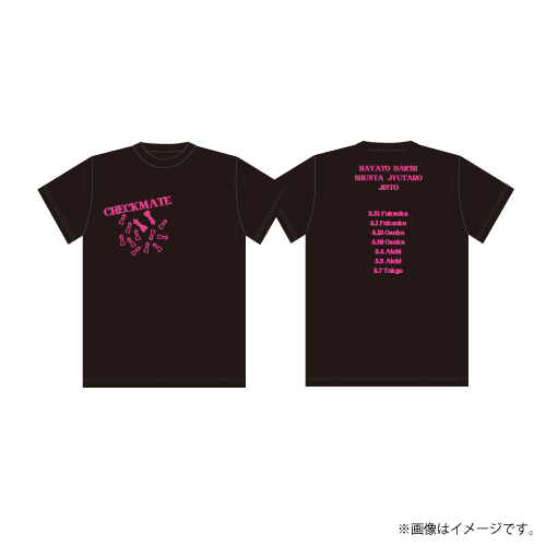 [M!LK]M!LK CHECKMATE T-shirts(Black)
