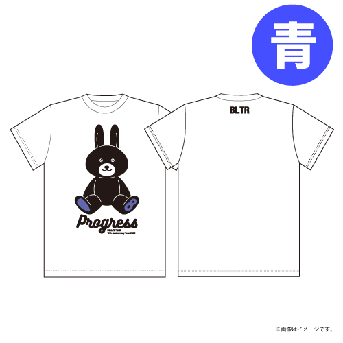 [超特急]Progress T-shirts(White×Blue)