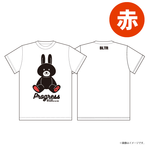 [超特急]Progress T-shirts(White×Red)