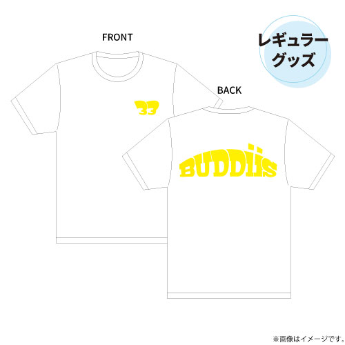 [BUDDiiS]BUDDiiS Tシャツ【ホワイト】