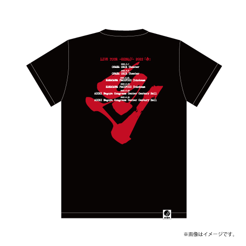 [DISH//]LIVE TOUR -DISH//- 2022「今」 Tour T-shirts【Black】