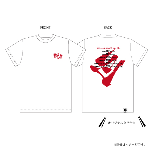 [DISH//]LIVE TOUR -DISH//- 2022「今」 Tour T-shirts【White】