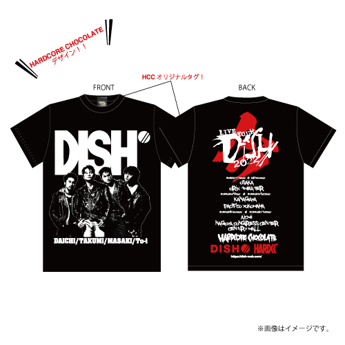 [DISH//LIVE TOUR -DISH//- 2022「今」 Band T-shirts
