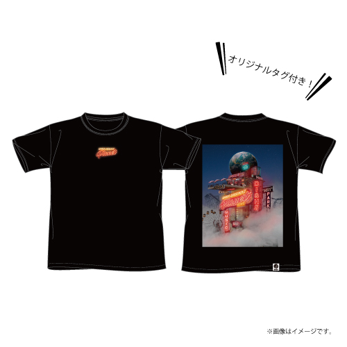 [DISH//]DISH// SUMMER AMUSEMENT'22 -PLANET- LOGO T-Shirts【Black】