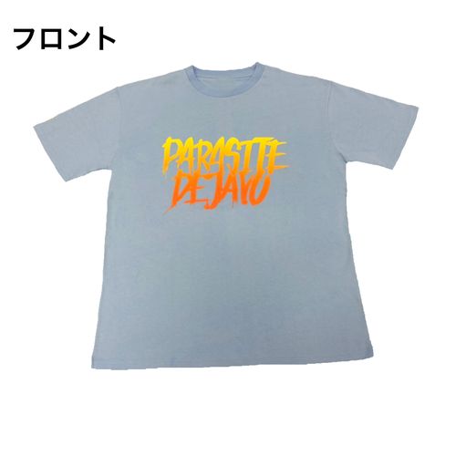 PD × OLI グラデーションTシャツ/スカイブルー