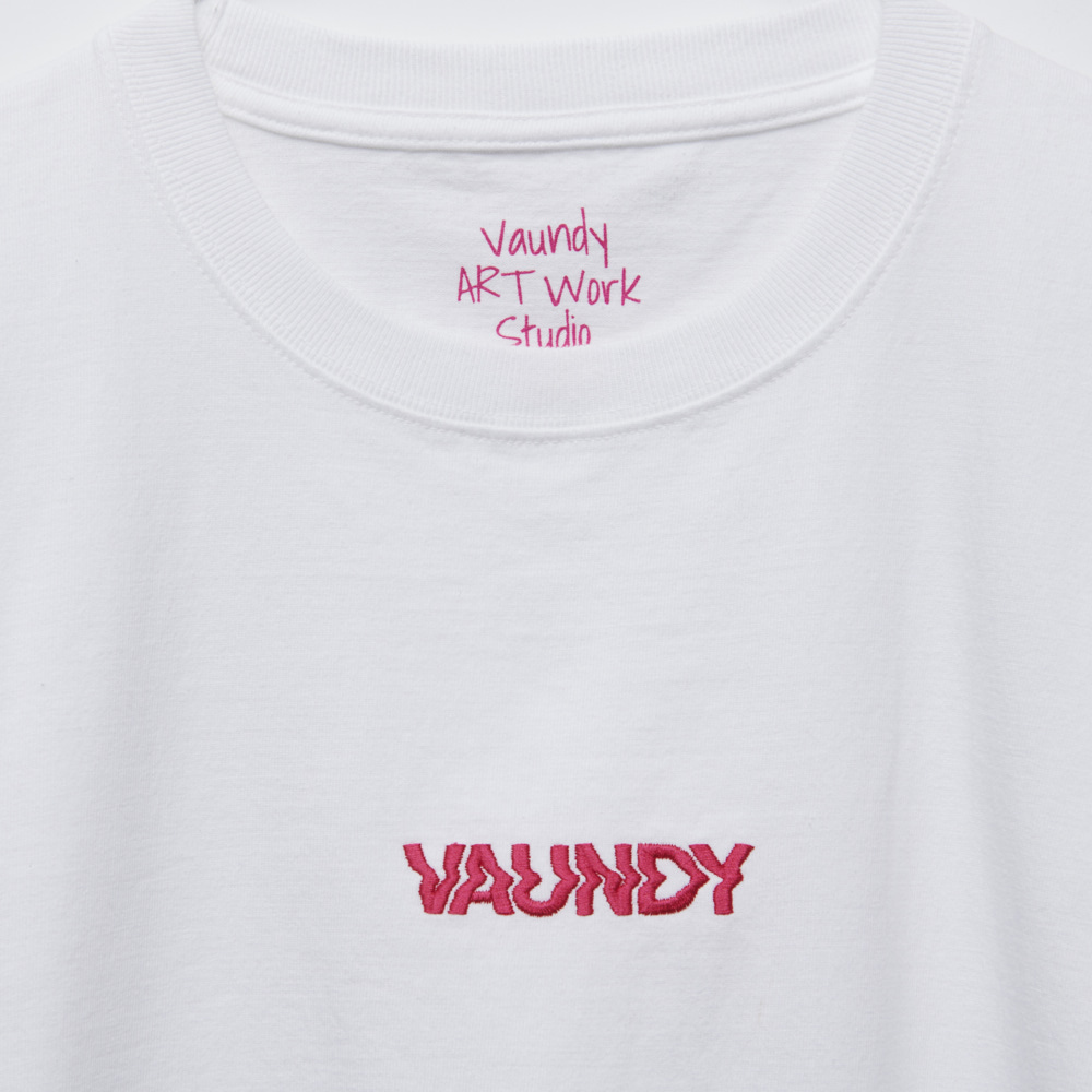 Logo T-Shirts Pink [White]