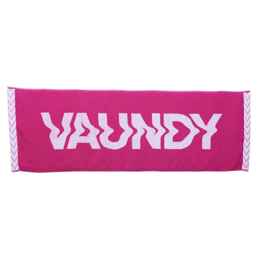 Logo Jacquard Towel [Pink×White]