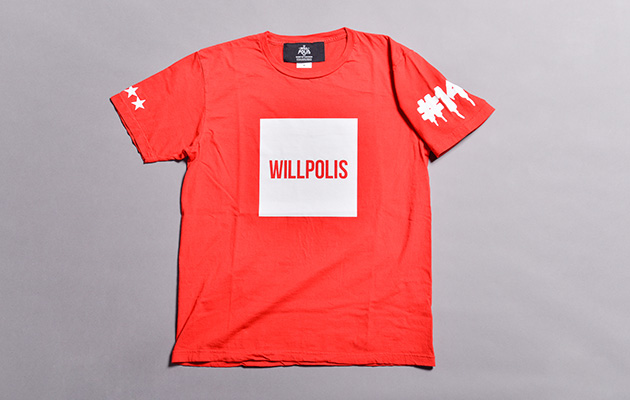 WILLPOLIS Tシャツ(RED)