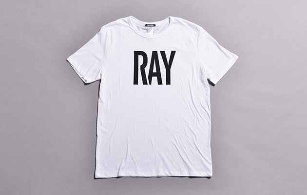 RAY ルーズフィットTシャツ(WHITE)