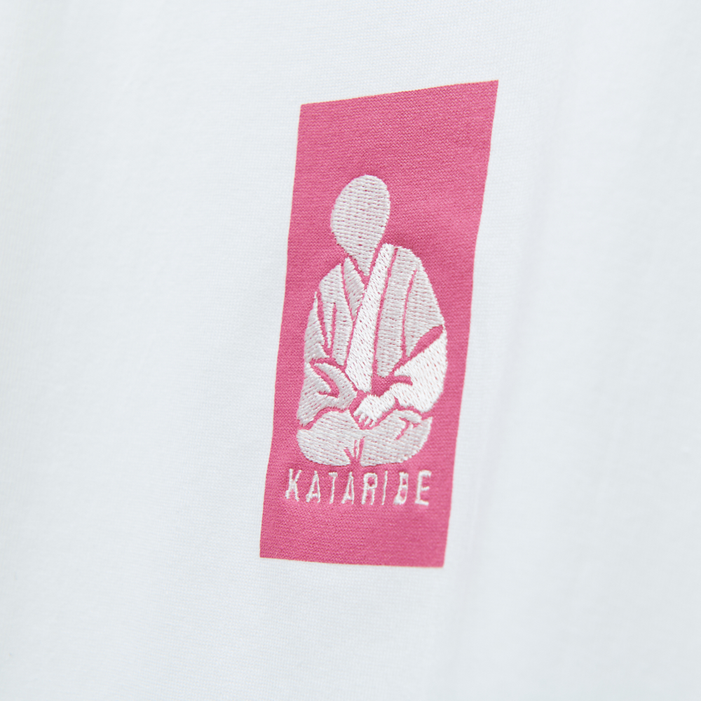 Logo T-shirts “KATARIBE”[White]