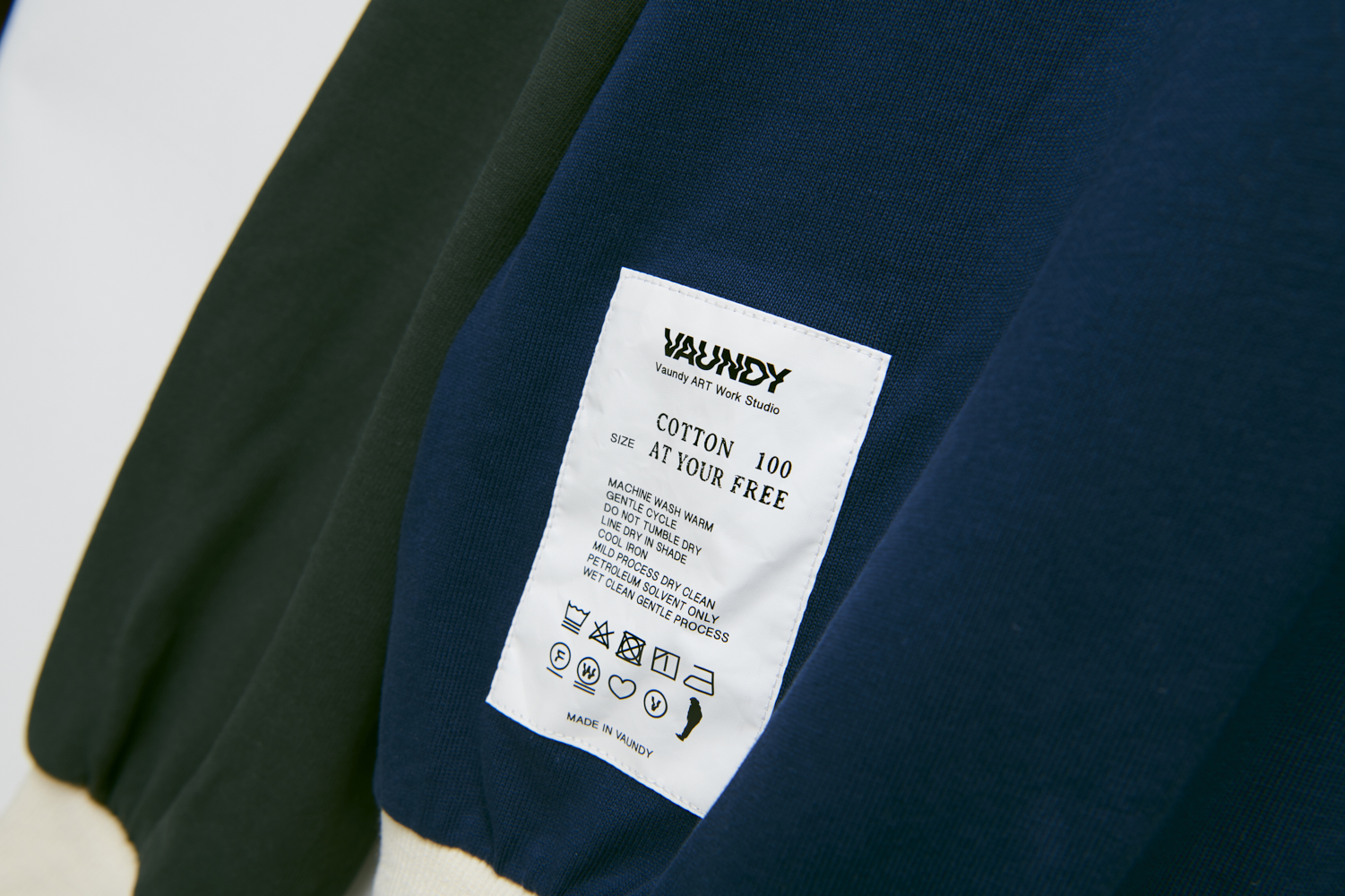 【Limited】Long Sleeve Polo Shirts [Navy x Charcoal]
