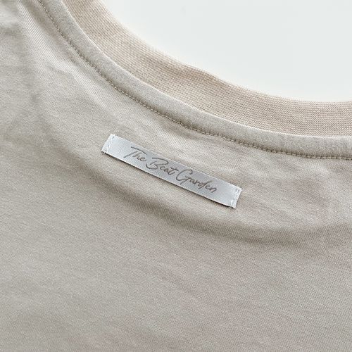 商品詳細ページ The Beat Garden Online Shop 別注テレコステッチ刺繍ロンtee Beige