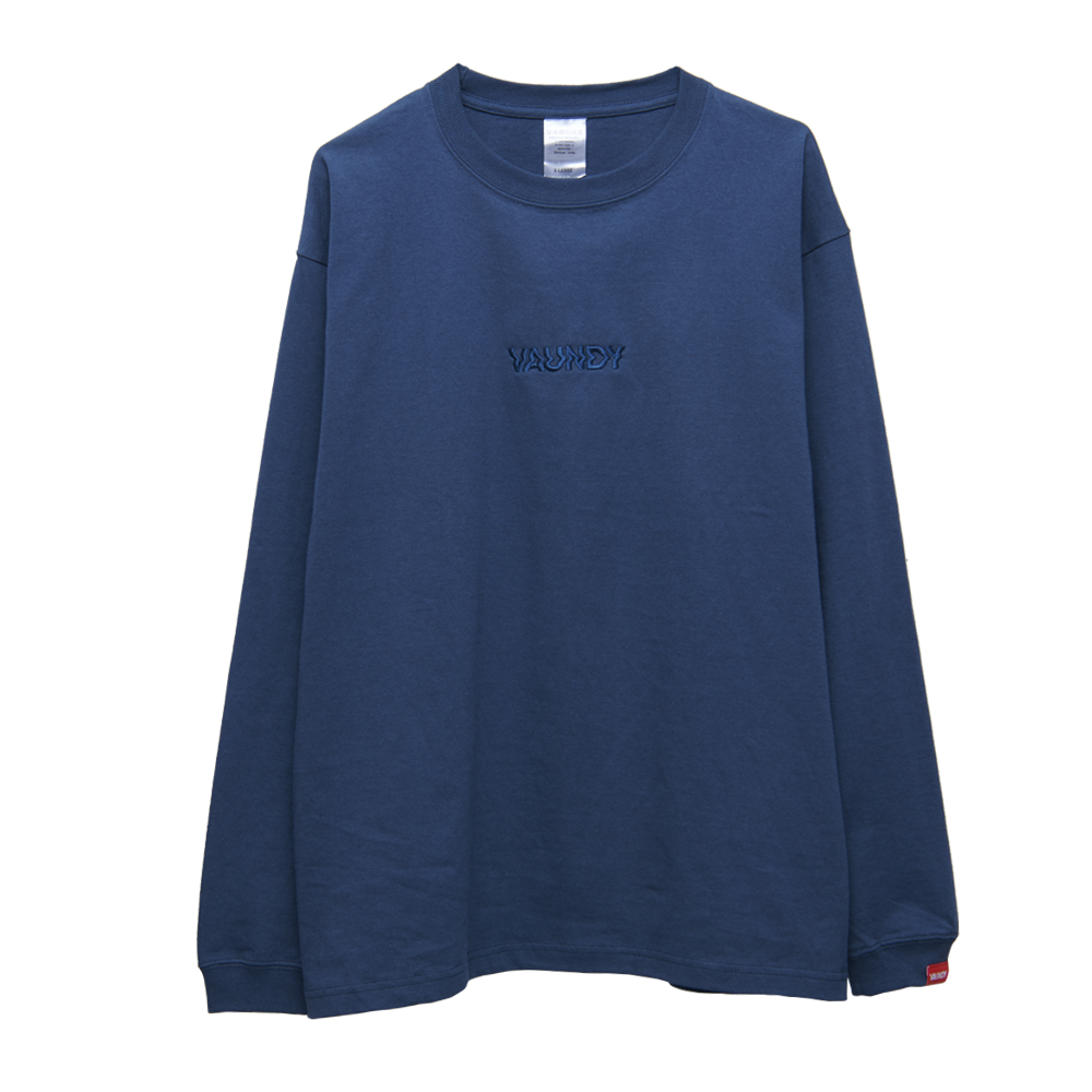 Long Sleeve T-shirts“NIDONE”[Denim]
