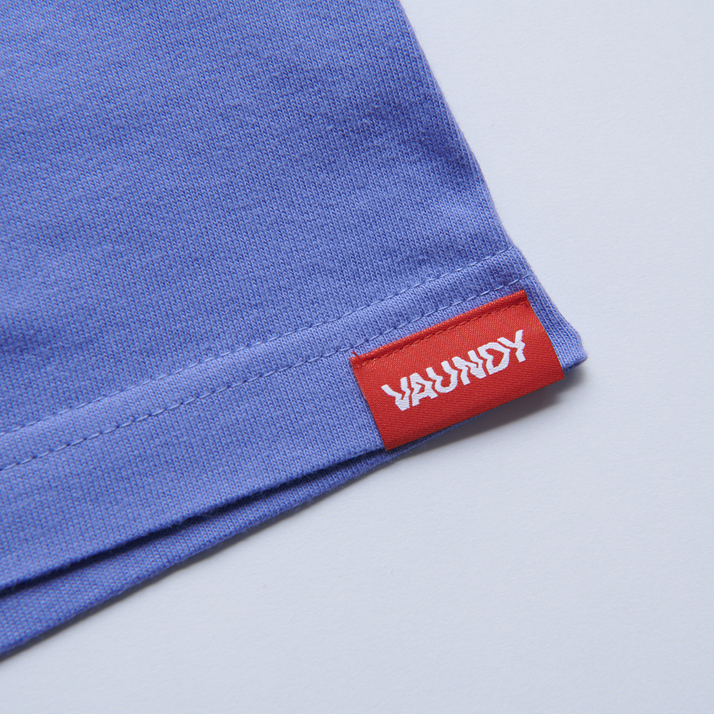 Logo T-shirts“NIDONE”[Dusty blue]