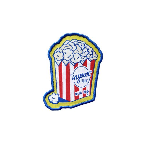 in your 刺繍ワッペン -popcorn-