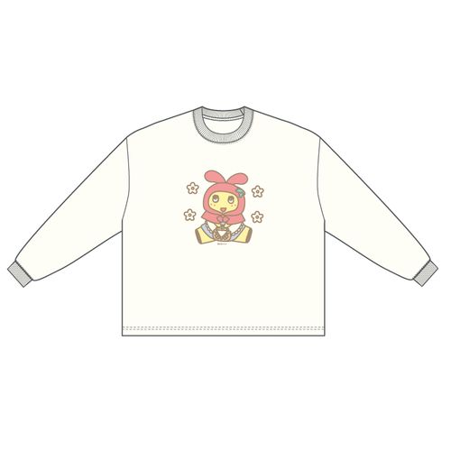 274ch.赤ずきんふなっしー 長袖Tシャツ(ホワイト)