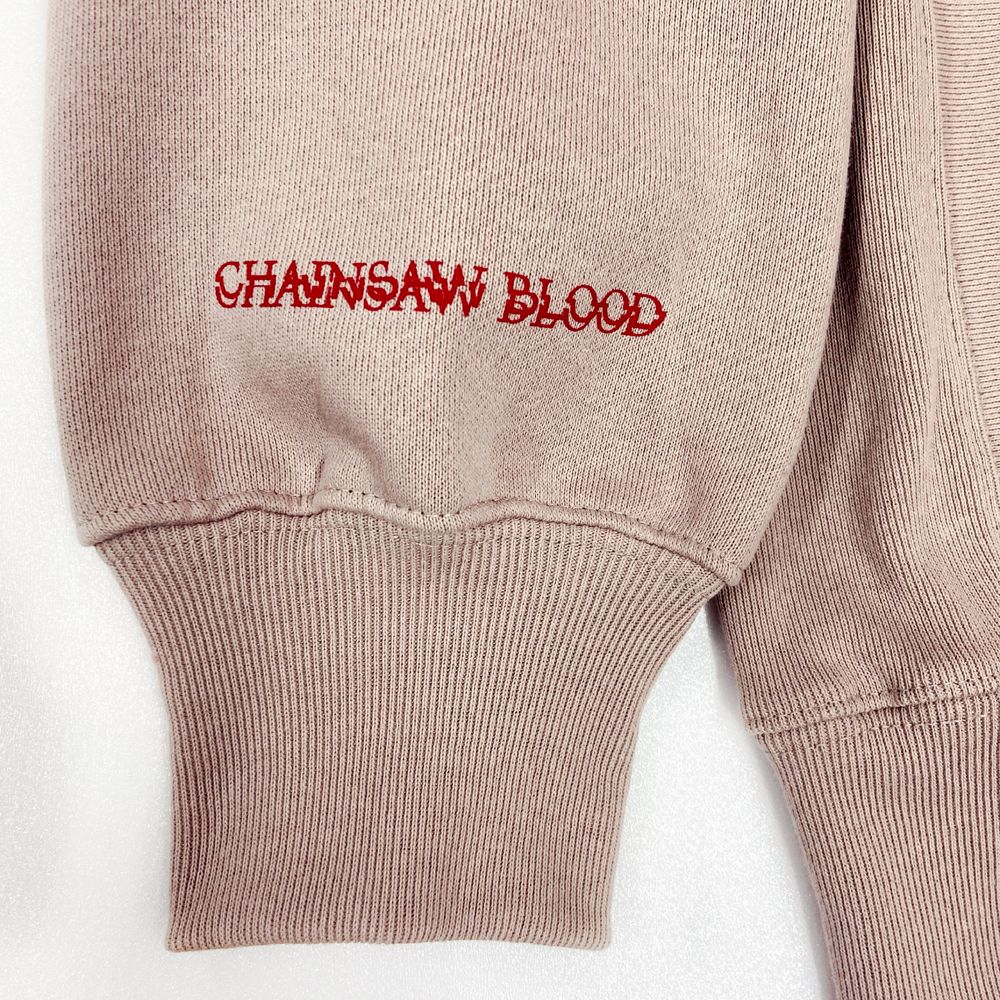 【VAWS limited】Sweat Tops“CHAINSAW BLOOD”[Smoky Pink]