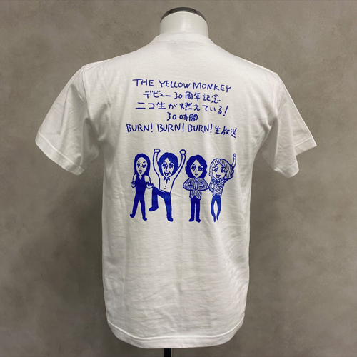 【For THE YELLOW MONKEY 30時間生放送】大橋裕之デザインオリジナルTシャツ(ホワイト)
