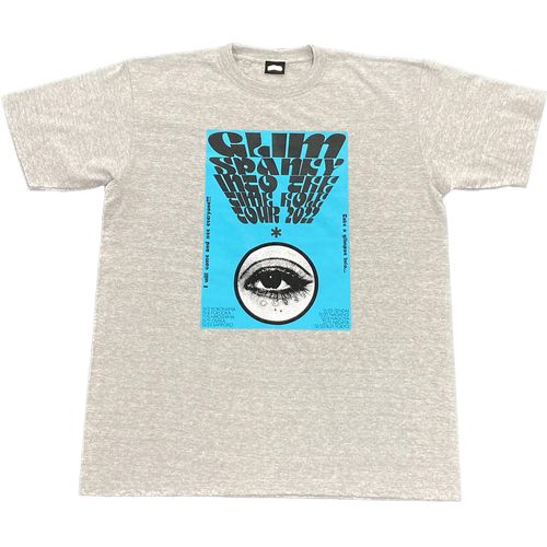 【FREAK ON THE HILL会員限定】GLIM SPANKY Into The Time Hole Tour 2022 ビッグTシャツ/GRAY