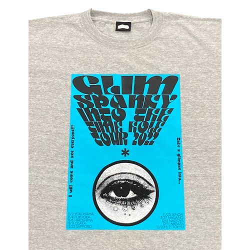 【FREAK ON THE HILL会員限定】GLIM SPANKY Into The Time Hole Tour 2022 ビッグTシャツ/GRAY