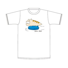 レンちゃんのビート板Tシャツ/ホワイト