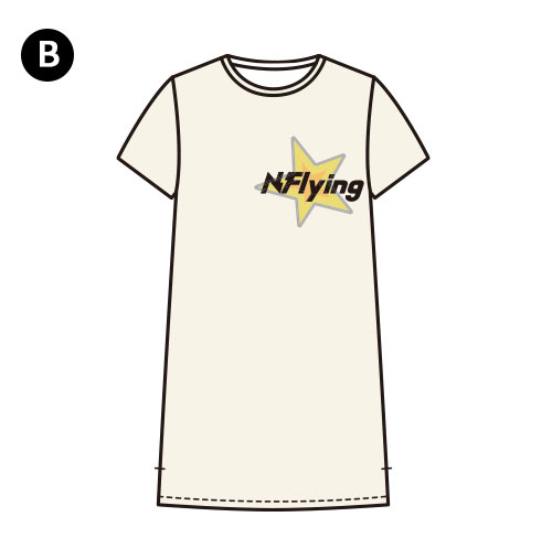 [N.Flying]Tシャツワンピ