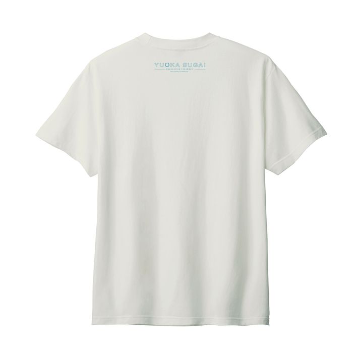 【通常配送】菅井友香 卒業セレモニー ロゴ刺繍Tシャツ/ホワイト