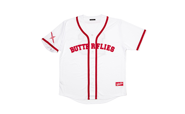 BFLY Baseball Shirts WHITE