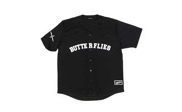 BFLY Baseball Shirts BLACK