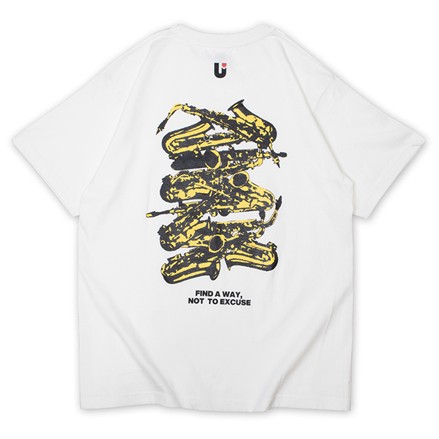 【誠果 Produce】Saxes T-shirts(ホワイト)