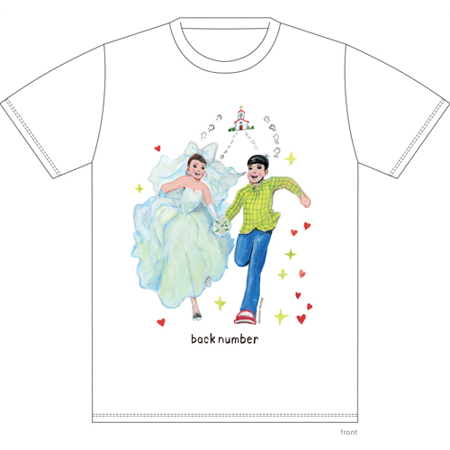 商品詳細ページ back number online shop そのドレスちょっと待ったTシャツ/ホワイト