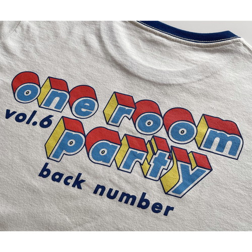 one room party vol.6  立体ロゴTシャツ/オフホワイト