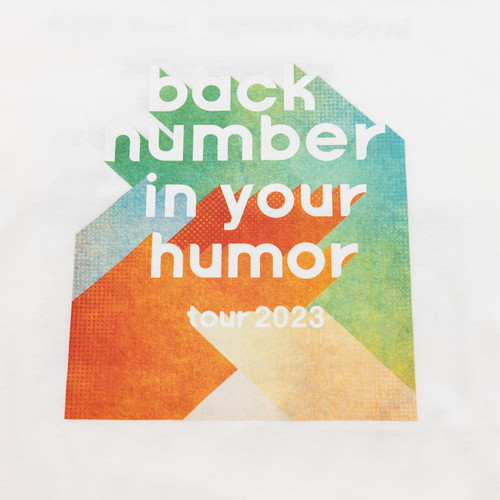 in your humor tour 2023 メインロゴTシャツ  white