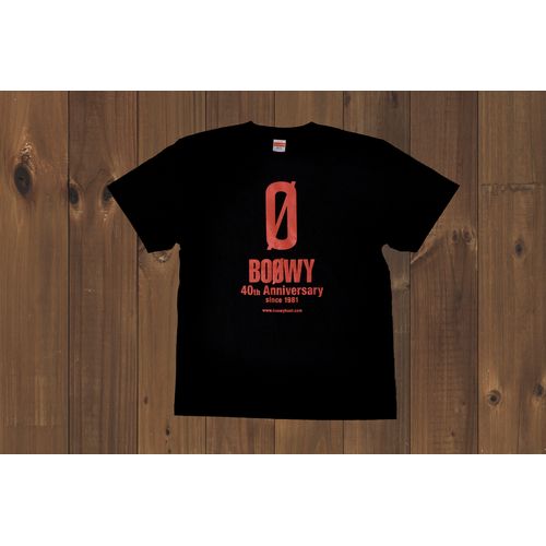 【BOØWY】BOØWY HUNT特製Tシャツ　ブラック