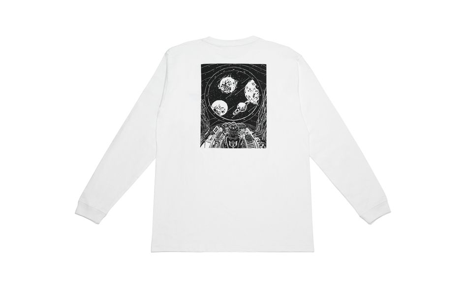 be there Long Sleeve TEE/WHITE