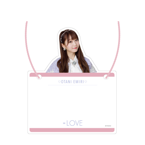 商品詳細ページ Love Official Shop アクリルネームプレート Cameo 歌唱衣装