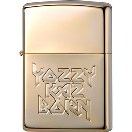 吉井和哉 オリジナルデザイン Zippo YOZZY KAZBORN[GOLD]【受注限定生産品】