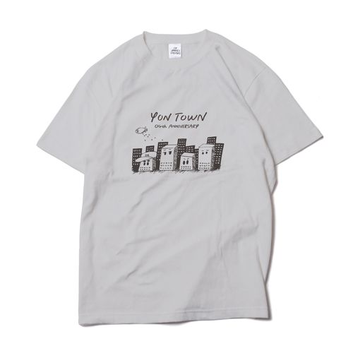 YON TOWN 04th T-shirt 《Frost Gray》