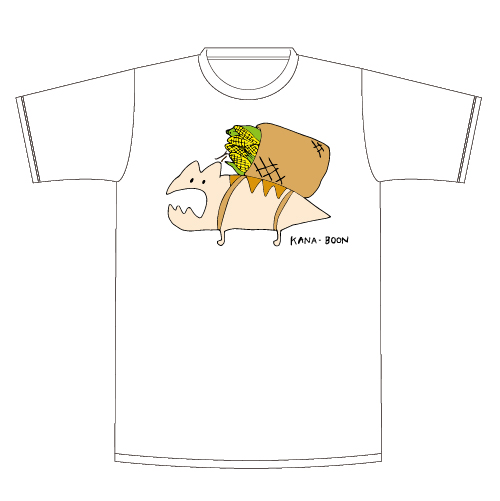 商品詳細ページ Kana Boon Official Shop アサヒレン3度目の夏tシャツ ホワイト