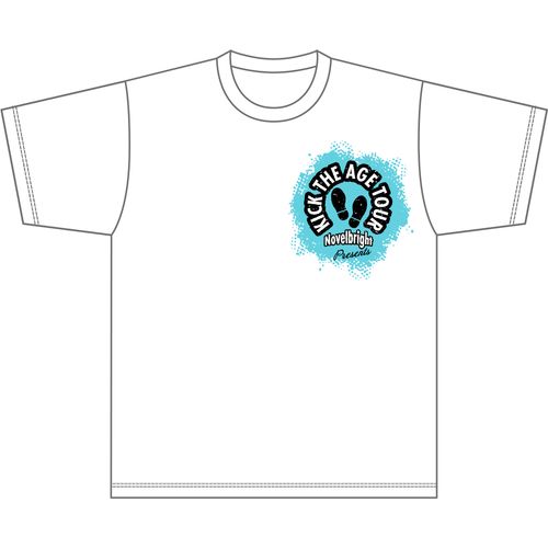 Tシャツ　ホワイト【KICK THE AGE TOUR】
