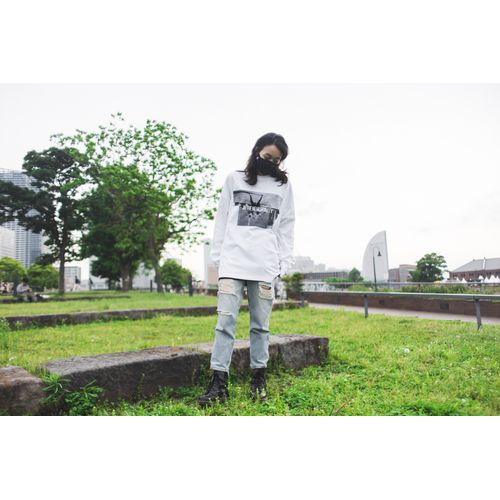 Nulbarich×DELUXE IN THE NEW GRAVITY Long sleeve T-Shirts