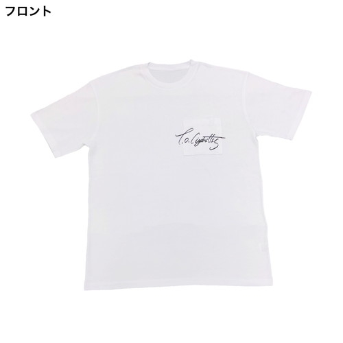サインロゴポケTシャツ/ホワイト