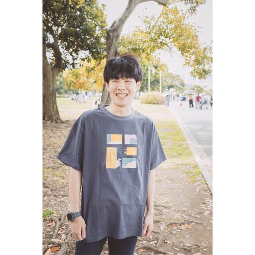 Be yourself Tシャツ/スモークグリーン