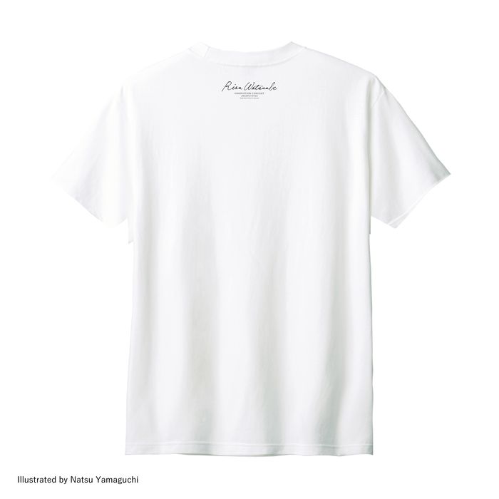 【通常配送】RISA WATANABE GRADUATION CONCERT イラストTシャツ/カラー