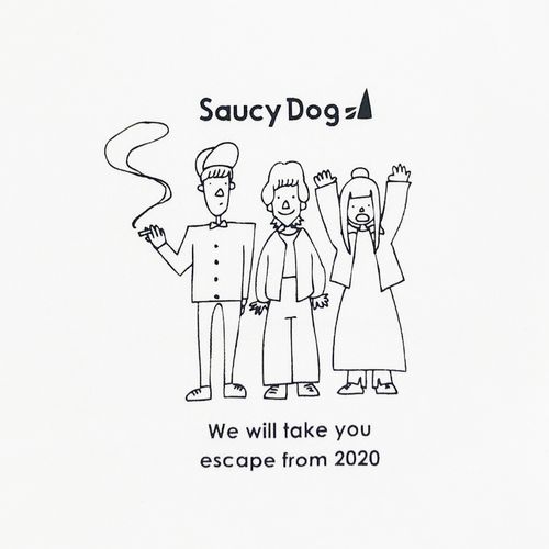 商品詳細ページ Saucy Dog Online Shop We Will Take Youスウェット ホワイト