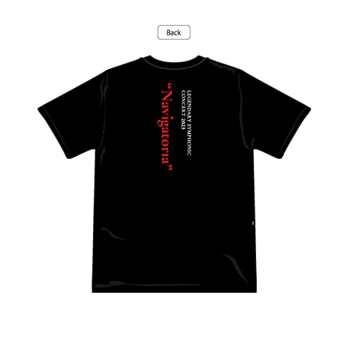 Navigatoria ツアーTシャツ【ブラック】