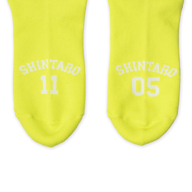 商品詳細ページ Uverworld Official Ec Shop 真太郎produce スケーターソックス Ver 4 蛍光イエロー