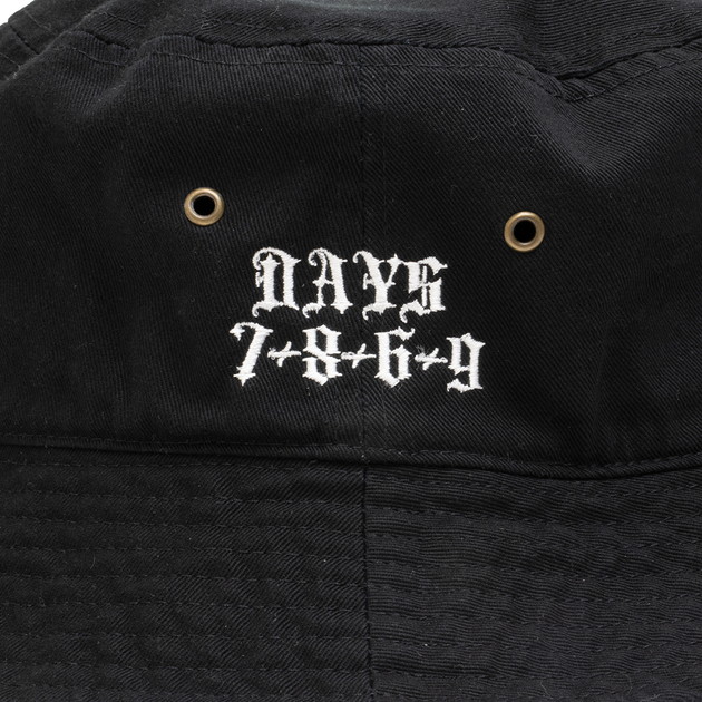 【信人 Produce】7869days Bucket hat(ブラック)