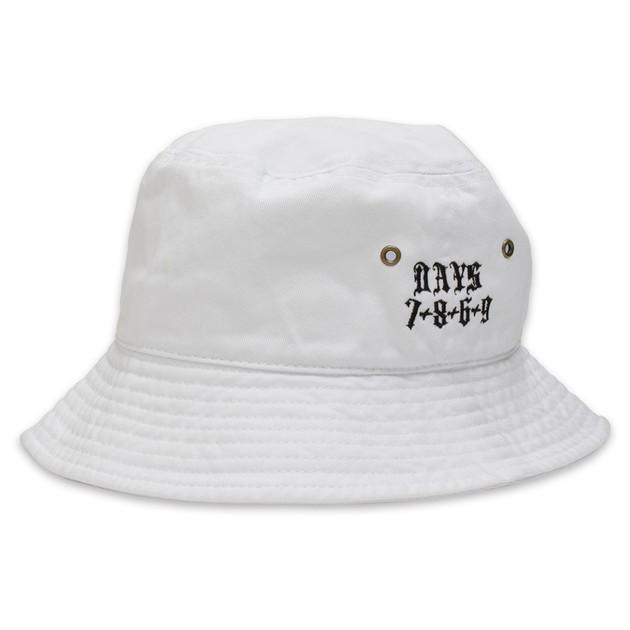 【信人 Produce】7869days Bucket hat(ホワイト)